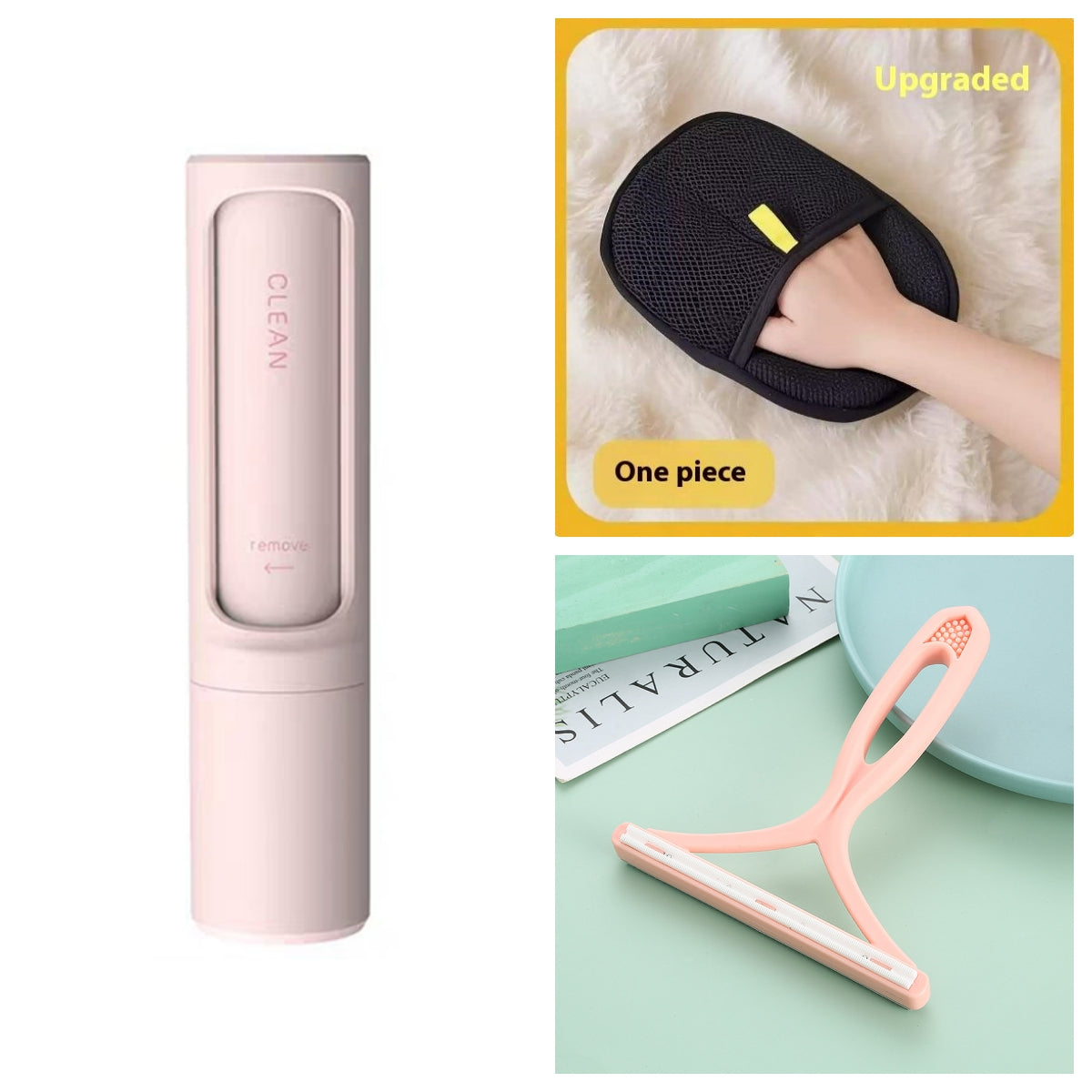 Self-Cleaning Pet Hair Remover Brush