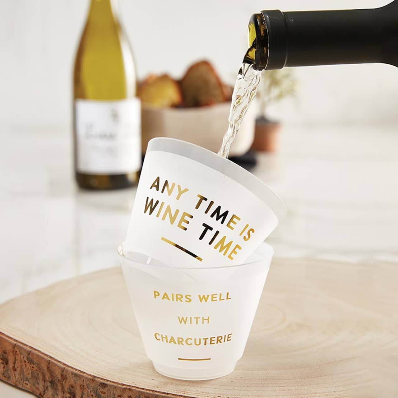 "Pairs Well" Frost Cups | Set of 8 Party Cups | BPA-Free
