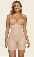 Open Bust Shapewear Tummy Control Bodysuits For Women Seamless Compression High Waisted Body Shaper