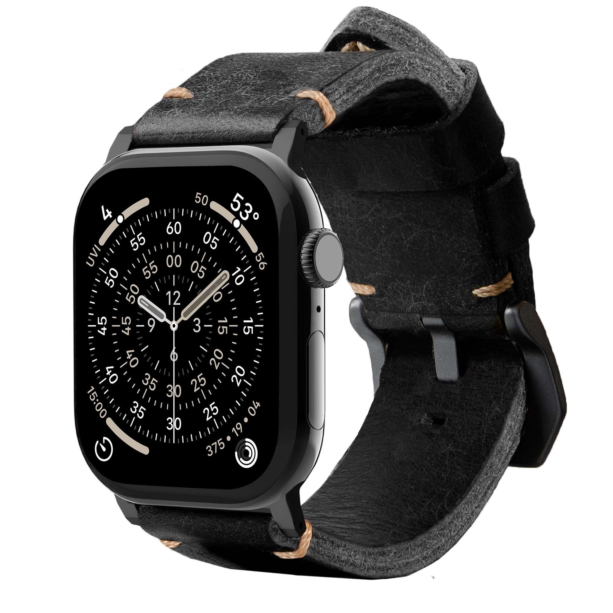 Robust Leather Apple Watch Strap R01 | Italian Vegetable-Tanned Leather Band