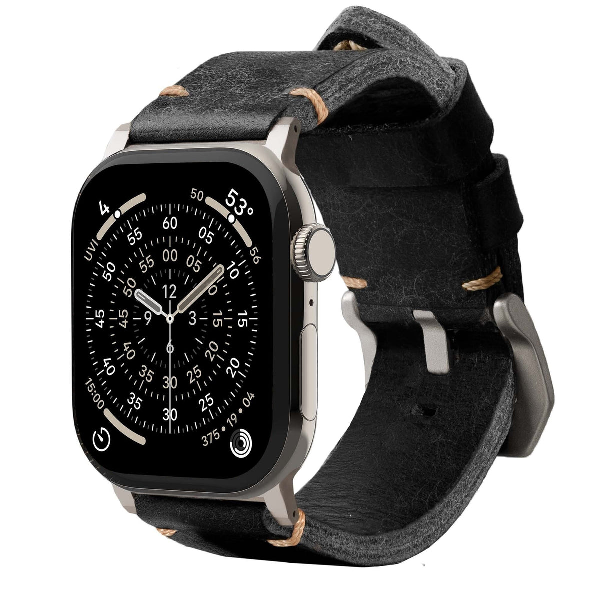 Leather Apple Watch Strap R01 – Italian Vegetable-Tanned Leather | 44mm, 45mm, 46mm & 49mm