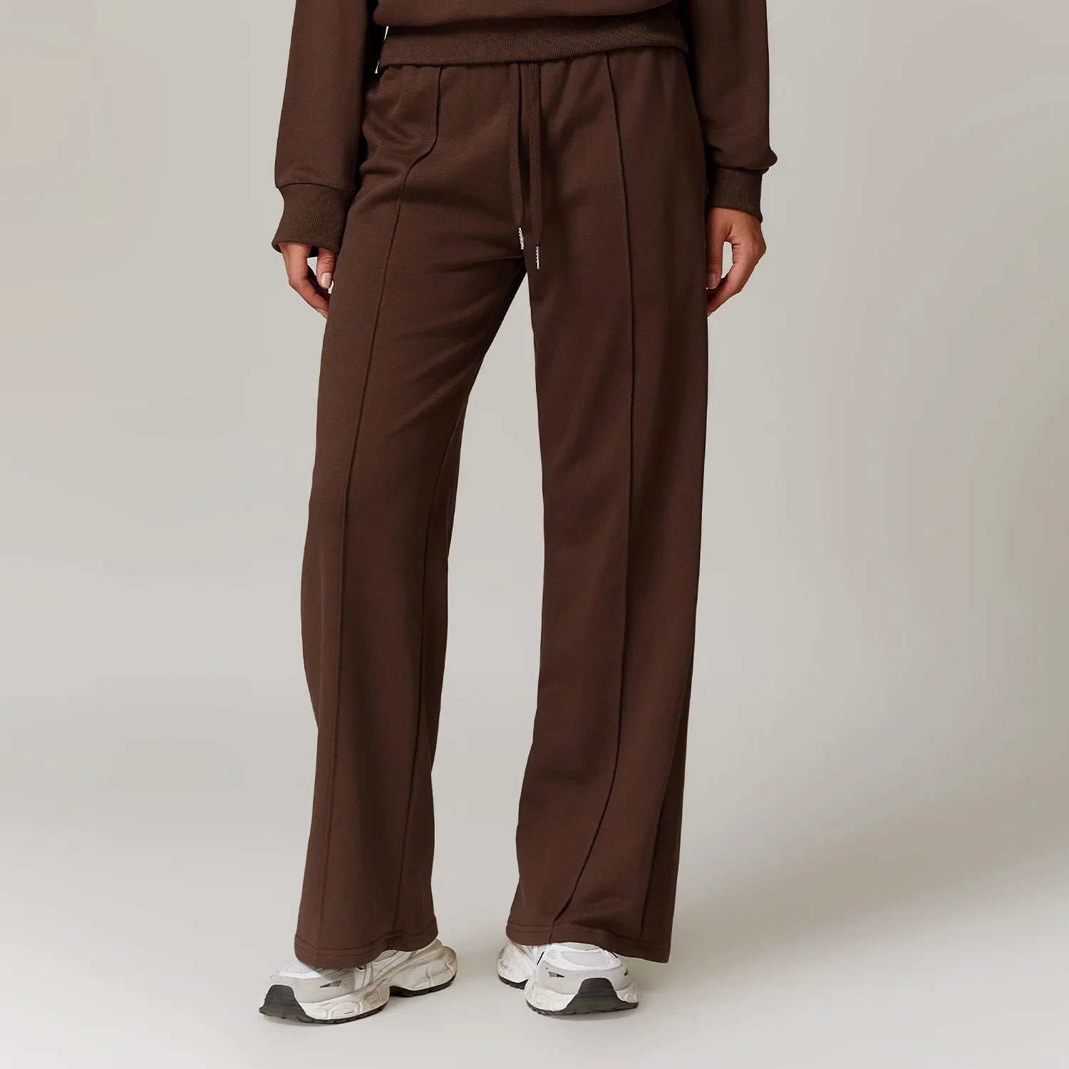 Custom High-quality Casual Sports Sweatshirt Women's High Waist Wide-leg Long-sleeved Jogging Clothes Gym Running Fitness Set (each piece sold separately)