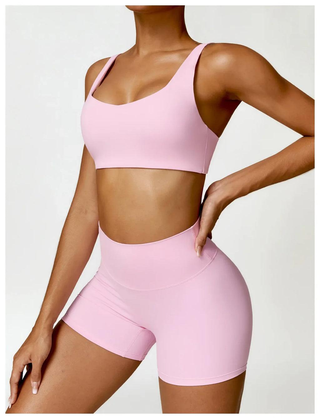 Women Soft Nude Sportswear Sports Bra Yoga Pants Mix n Match Sets (Items sold separately)