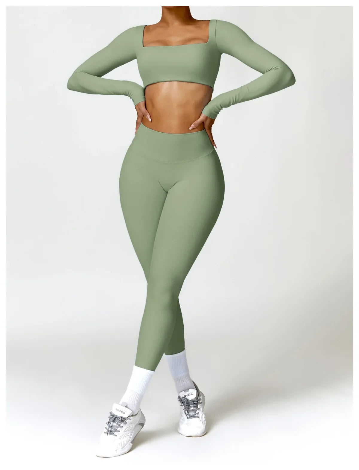 Women Soft Nude Sportswear Sports Bra Yoga Pants Mix n Match Sets (Items sold separately)