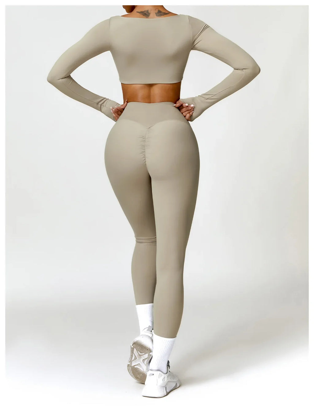 Women Soft Nude Sportswear Sports Bra Yoga Pants Mix n Match Sets (Items sold separately)