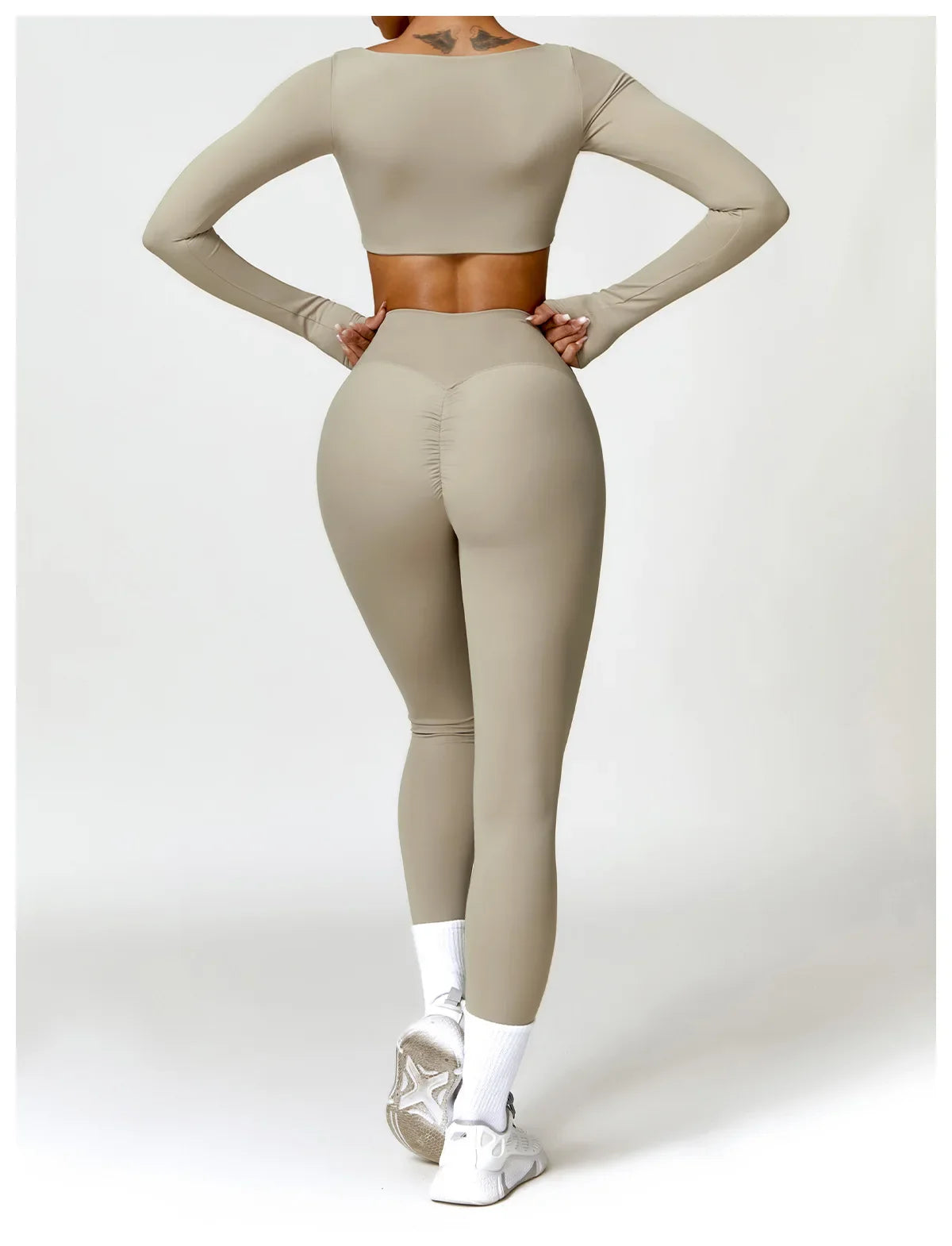 Women Soft Nude Sportswear Sports Bra Yoga Pants Mix n Match Sets (Items sold separately)