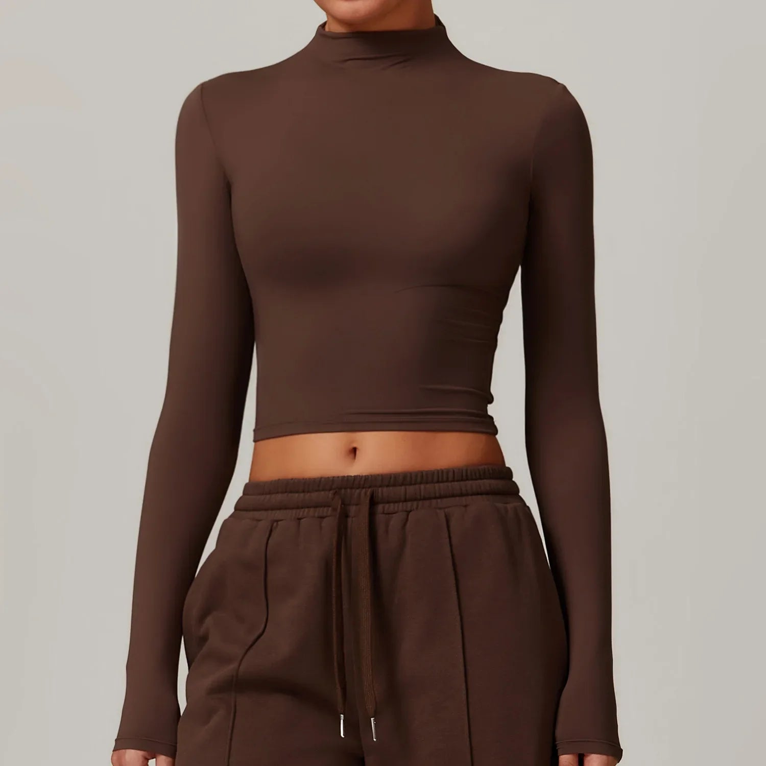 Custom High-quality Casual Sports Sweatshirt Women's High Waist Wide-leg Long-sleeved Jogging Clothes Gym Running Fitness Set (each piece sold separately)