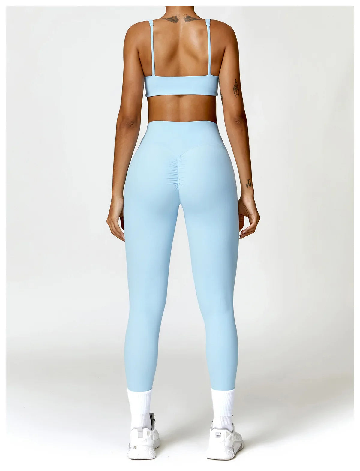 Women Soft Nude Sportswear Sports Bra Yoga Pants Mix n Match Sets (Items sold separately)