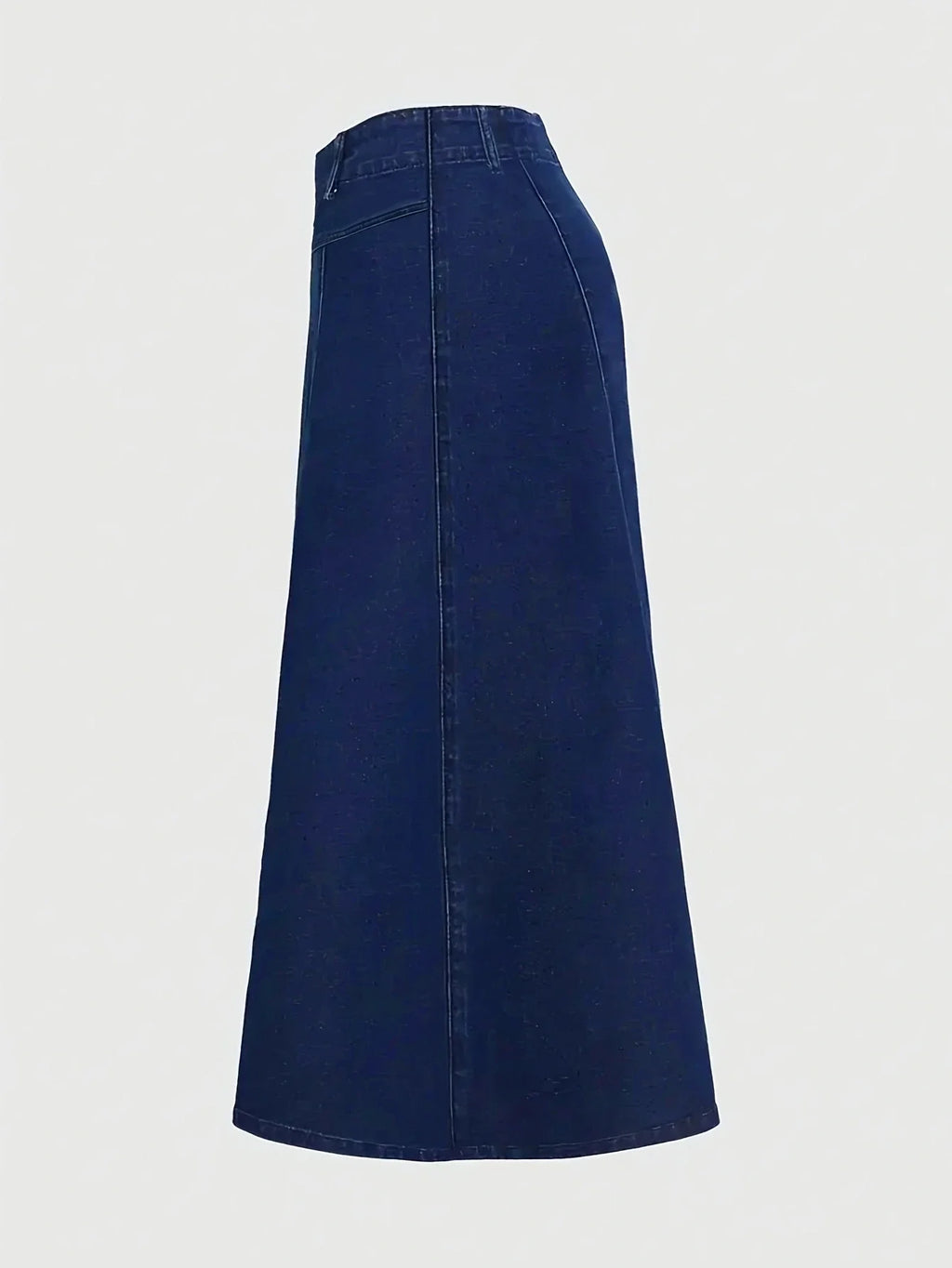 Women's Casual A-Line Denim Skirts Quick Dry Lightweight Midi Length Washed Style