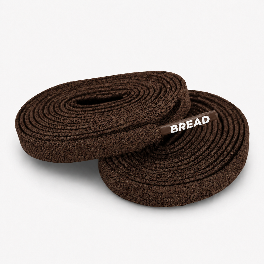 Rich Brown Elastic Shoelaces – No-Tie Stretch Laces for Everyday Shoes | Bread Laces