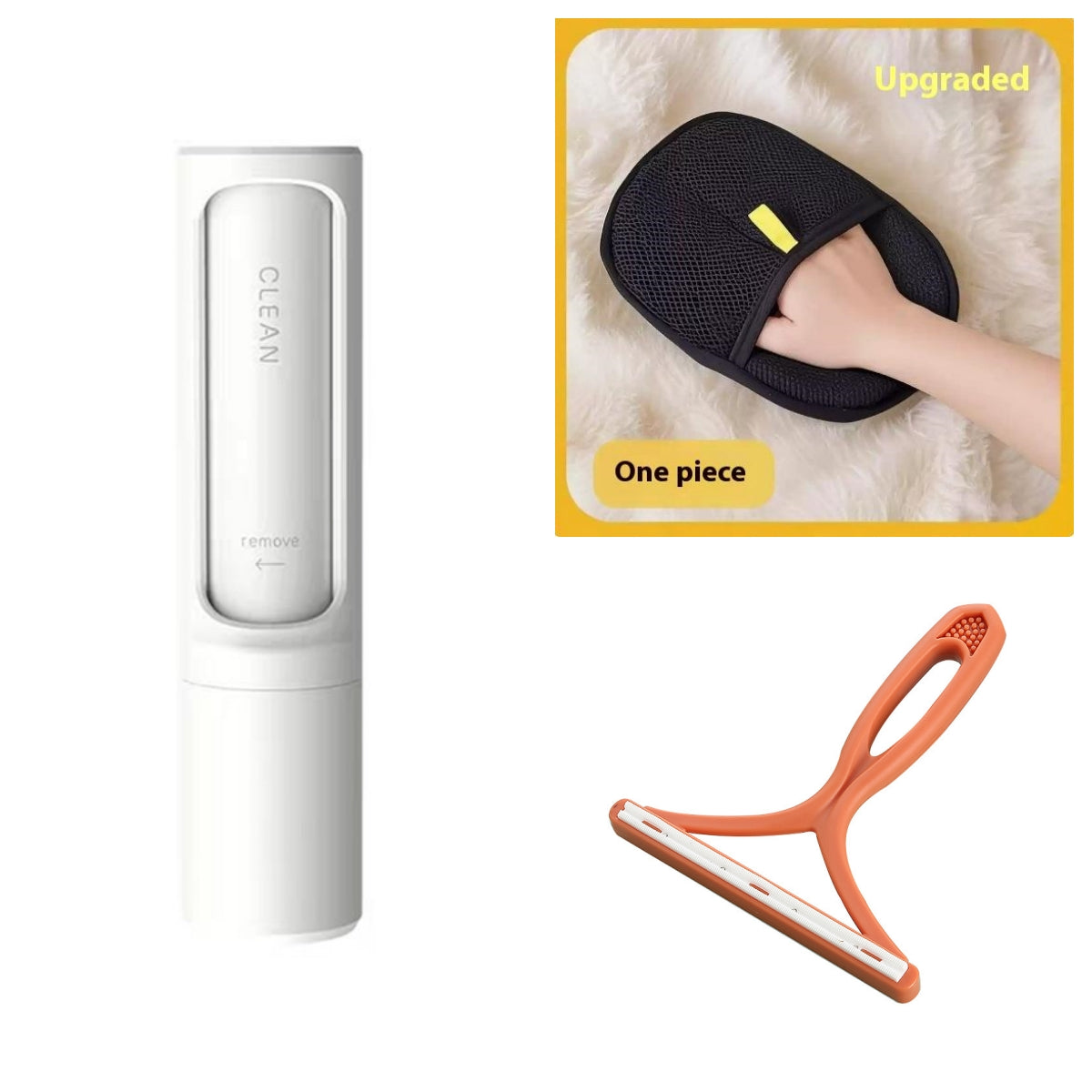 Self-Cleaning Pet Hair Remover Brush