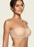 Non-Slip Strapless Bandeau Bra