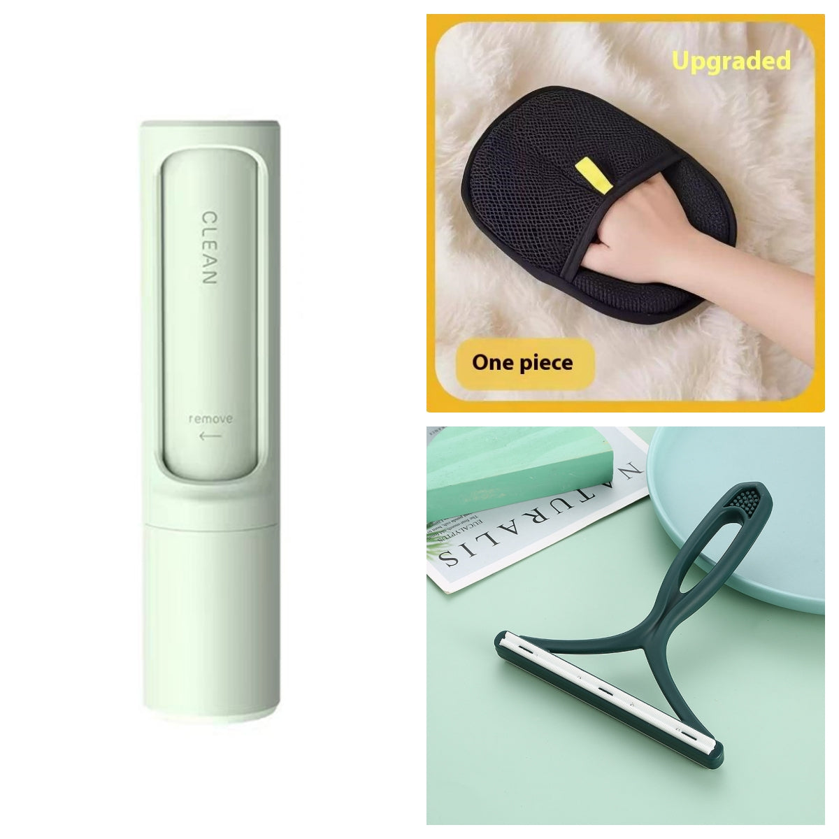 Self-Cleaning Pet Hair Remover Brush