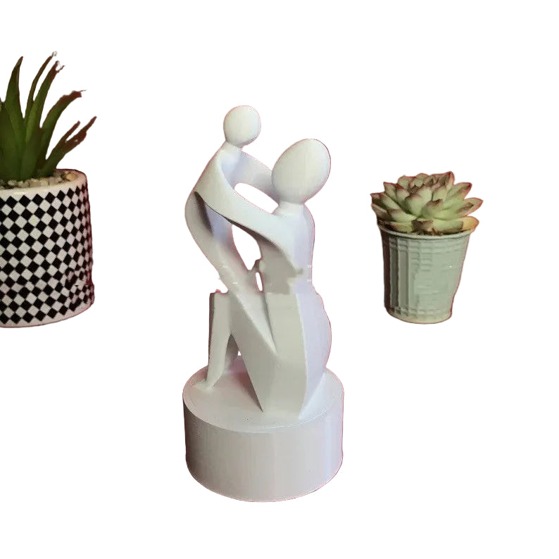 Mother And Baby Decorative Resin Sculpture